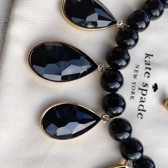 Kate Spade Bead Stone Bib Necklace - Picture 2 of 6
